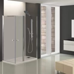 Flügeltür Sanoflex 6 Mm Chrom 160 Cm X 195 Cm -Badezimmerbedarf Geschäft 049 201036 201037 201038 6 1