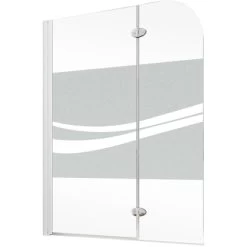 Schulte Badewannenaufsatz 2-teilig 112 Cm X 140 Cm Dekor Liane Weiß -Badezimmerbedarf Geschäft 13996 2053 4060991020933 3