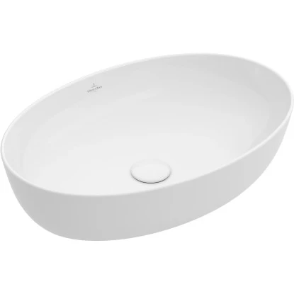 Villeroy & Boch Boch Aufsatzwaschbecken Artis 61 Cm X 41 Cm Weiß Alpin CeramicPlus 1 Villeroy & Boch Boch Aufsatzwaschbecken Artis 61 Cm X 41 Cm Weiß Alpin CeramicPlus