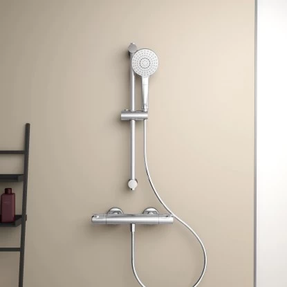 Ideal Standard Duschsystem Ceratherm T50 Aufputz Brausestange 900 Mm Chrom 7 Ideal Standard Duschsystem Ceratherm T50 Aufputz Brausestange 900 Mm Chrom – Bild 7