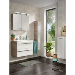 Fackelmann Marmor-Waschbecken 80 Cm Luxor Mittig