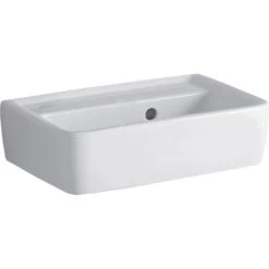 Geberit Handwaschbecken Renova Plan 45 Cm Weiß Mit Überlauf