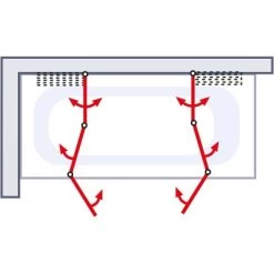 Schulte Badewannenaufsatz Weiß Softline Hell 2 X 104 X 140 Cm -Badezimmerbedarf Geschäft 32020 2053 4060991006180 6