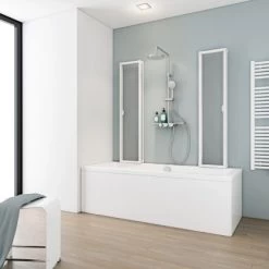 Schulte Badewannenaufsatz Weiß Softline Hell 2 X 104 X 140 Cm -Badezimmerbedarf Geschäft 32020 2053 4060991006180 7