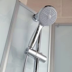 Schulte Komplettduschkabine Korfu II Alu-Natur Hellgrün 89x89x202 Cm -Badezimmerbedarf Geschäft 32020 2053 4060991009983 7 1