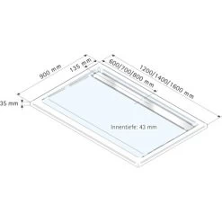 Schulte Duschwanne Mit Rinne Rechteck 90 Cm X 140 Cm 3 Schulte Duschwanne Mit Rinne Rechteck 90 Cm X 140 Cm -Badezimmerbedarf Geschäft 32020 2053 4060991010972 5