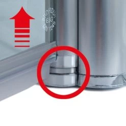 Schulte ExpressPlus Set Duschkabine Pendeltür Garant Mit Duschwanne 200x80cm 18 Schulte ExpressPlus Set Duschkabine Pendeltür Garant Mit Duschwanne 200x80cm -Badezimmerbedarf Geschäft 3342 2053 HebSenk Profil 2 1