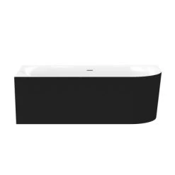 Ottofond Badewanne Mince Corner Rechts 180 Cm X 80 Cm Schwarz Weiß -Badezimmerbedarf Geschäft 4005489137052 3209 S 02