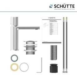 Schütte Waschtischarmatur New York Chrom -Badezimmerbedarf Geschäft 4008431336107 2759 13