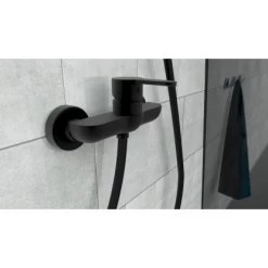 Schütte Duscharmatur Denver Schwarz Matt -Badezimmerbedarf Geschäft 4008431444062 2759 4