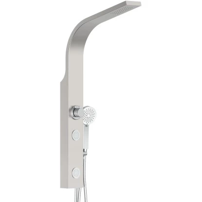 Schütte Duschpaneel Sansibar Edelstahl 1 Schütte Duschpaneel Sansibar Edelstahl