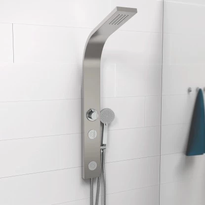 Schütte Duschpaneel Sansibar Edelstahl 4 Schütte Duschpaneel Sansibar Edelstahl – Bild 4