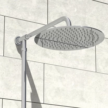 Schütte Kopfbrause Sumatra Rund Verchromt 4 Schütte Kopfbrause Sumatra Rund Verchromt – Bild 4