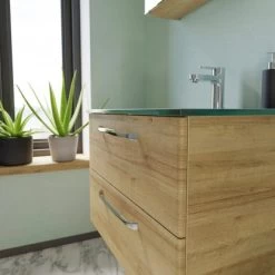 Pelipal Glas-Waschbecken 77 Cm Trentino -Badezimmerbedarf Geschäft 4017026108425 2467 02