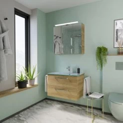 Pelipal Glas-Waschbecken 77 Cm Trentino -Badezimmerbedarf Geschäft 4017026108425 2467 05