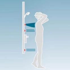 Schulte Dusch Master Rain Mit Thermostat Und Tellerkopfbrause -Badezimmerbedarf Geschäft 4060991035418 2053 4