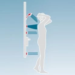 Schulte Dusch Master Rain Mit Thermostat Und Tellerkopfbrause -Badezimmerbedarf Geschäft 4060991035418 2053 5
