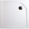 Schulte ExpressPlus Duschwanne Quadrat Extraflach Alpinweiß 80 X 80 Cm
