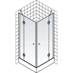 Schulte ExpressPlus Eckeinstieg 4-tlg. MasterClass Chromoptik 79,2-81,2x200cm 10 Schulte ExpressPlus Eckeinstieg 4-tlg. MasterClass Chromoptik 79,2-81,2x200cm -Badezimmerbedarf Geschäft 4060991038358 2053 5