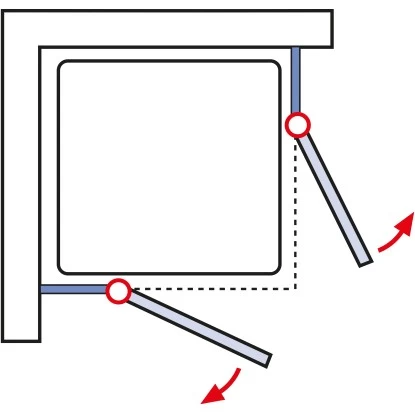Schulte ExpressPlus Eckeinstieg 4-tlg. MasterClass Chromoptik 79,2-81,2x200cm 6 Schulte ExpressPlus Eckeinstieg 4-tlg. MasterClass Chromoptik 79,2-81,2x200cm – Bild 6
