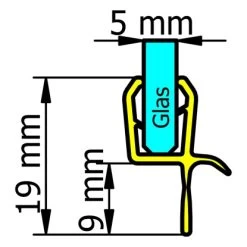 Schulte Wasserabweisprofil Waagerecht Für Badewannenaufsatz Mit 5 Mm Glas -Badezimmerbedarf Geschäft 4060991050923 6