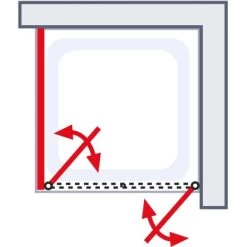 Schulte ExpressPlus Set Duschkabine Pendeltür Garant Mit Duschwanne 200x80cm 16 Schulte ExpressPlus Set Duschkabine Pendeltür Garant Mit Duschwanne 200x80cm -Badezimmerbedarf Geschäft 4060991056017 2053 6