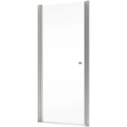 Schulte ExpressPlus Drehtür In Nische Garant Alu Natur Links 200x80cm -Badezimmerbedarf Geschäft 4060991056048 2053 2