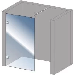 Schulte Alexa Style 2.0 Duschwand Walk In Loft 2-teilig BlackStyle 120 X 200cm -Badezimmerbedarf Geschäft 4060991056758 2053 7