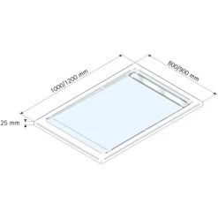Schulte ExpressPlus Set Duschkabinen Mit Duschwanne MasterClass Links 200x120cm -Badezimmerbedarf Geschäft 4060991056932 2053 3