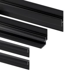 Schulte DecoDesign Profilset Schwarz 210 Cm