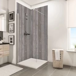 Schulte ExpressPlus DecoDesign Duschrückwand Dekor Stein Beton 255 X 150 Cm -Badezimmerbedarf Geschäft 4060991068065 Bild03