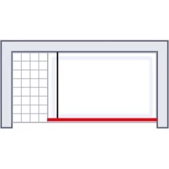 Schulte Walk In Frontteil Alexa Style 2.0 Dekor Frame Mattschwarz 200 X 120 Cm -Badezimmerbedarf Geschäft 4060991070907 2053 4