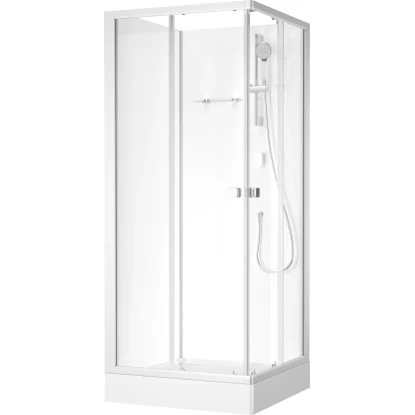 Baliv Komplettdusche DUK-85.110KE 85 Cm X 85 Cm Silber Matt 2 Baliv Komplettdusche DUK-85.110KE 85 Cm X 85 Cm Silber Matt – Bild 2
