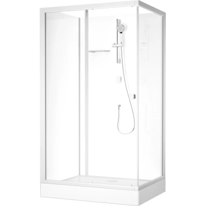 Baliv Komplettdusche DUK-115.120KE 115 Cm X 90 Cm Silber Matt 2 Baliv Komplettdusche DUK-115.120KE 115 Cm X 90 Cm Silber Matt – Bild 2