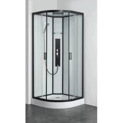 Sanotechnik Komplettduschkabine Sky 1 CL73 Schwarz