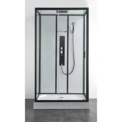 Sanotechnik Komplettduschkabine Sky 3 CL75 Schwarz -Badezimmerbedarf Geschäft 447532 4633 3