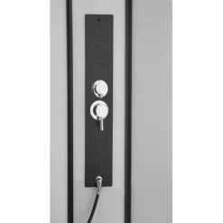 Sanotechnik Komplettduschkabine Sky 3 CL75 Schwarz -Badezimmerbedarf Geschäft 447532 4633 6