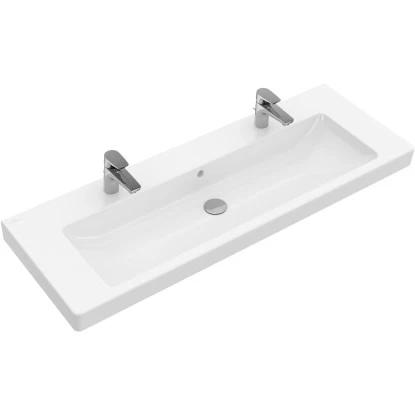 Villeroy & Boch Doppelwaschbecken Subway 2.0 130 Cm Alpinweiß CeramicPlus 1 Villeroy & Boch Doppelwaschbecken Subway 2.0 130 Cm Alpinweiß CeramicPlus