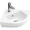 Villeroy & Boch Eck-Handwaschbecken Subway 2.0 32cm StarWhite Mit HL U. ÜL CPlus