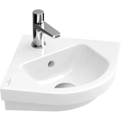Villeroy & Boch Eck-Handwaschbecken Subway 2.0 32cm StarWhite Mit HL U. ÜL CPlus 1 Villeroy & Boch Eck-Handwaschbecken Subway 2.0 32cm StarWhite Mit HL U. ÜL CPlus
