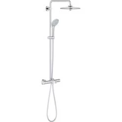 Grohe Duschsystem Euphoria 260 Mit Thermostat-Wannenbatterie Chrom