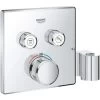 Grohe Thermostat Grohtherm SmartControl 2 Absperrventile Chrom Mit Brausehalter
