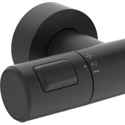 Ideal Standard Duschsystem Ceratherm T25 Kopfbrause 20 Cm Silk Black -Badezimmerbedarf Geschäft 611768 3049 6