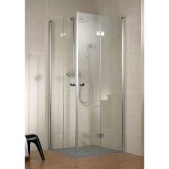 Schulte ExpressPlus Eckeinstieg Mit Drehfalttür Garant Fliesen 200x80cm