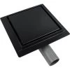 VerosanPro Duschrinne-Bodenablauf Nakia Quadratisch Matt Schwarz 15 Cm X 15 Cm