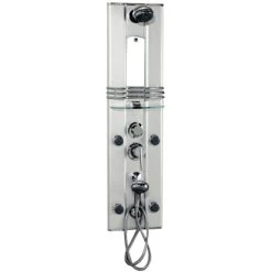 Sanotechnik Duschpaneel Palma 105 Cm X 26 Cm Alu