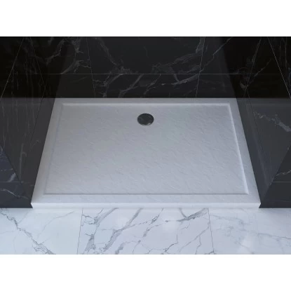 Baliv Duschwanne DW-120.80E Acryl In Steinoptik 120 Cm X 90 Cm Weiß 4 Baliv Duschwanne DW-120.80E Acryl In Steinoptik 120 Cm X 90 Cm Weiß – Bild 4