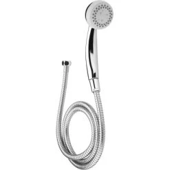 Wannebrause-Set 2-teilig Verchromt