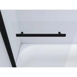 Aurlane Badewannenfaltwand Black Comfort1 Schwarz Matt 80 Cm X 140 Cm 1-flügelig -Badezimmerbedarf Geschäft 760897 4018 3