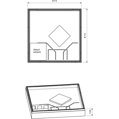 Duschwannenträger Für Ottofond Q 90 Cm X 90 Cm 2 Duschwannenträger Für Ottofond Q 90 Cm X 90 Cm – Bild 2